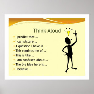 Tänka Aloud Poster
