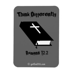 Tänka annat gotGod316.com Bible Magnet