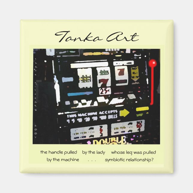 Tanka Art Slot Maskin Magnet (Framsidan)