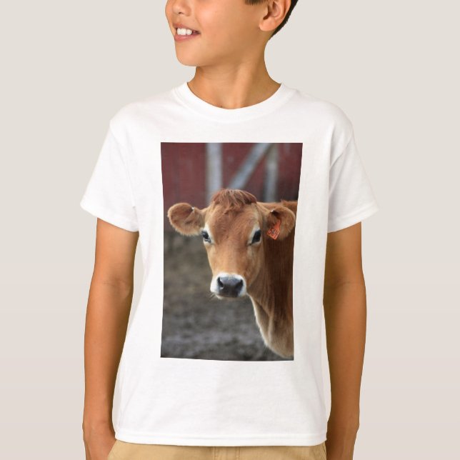 Tänka att jag är Söt Jersey Cow T Shirt (Framsida)