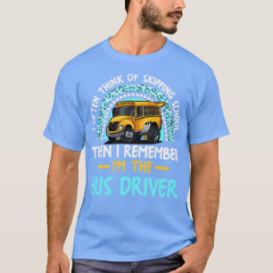Tänka av chauffören i Buss som kör skolan T Shirt