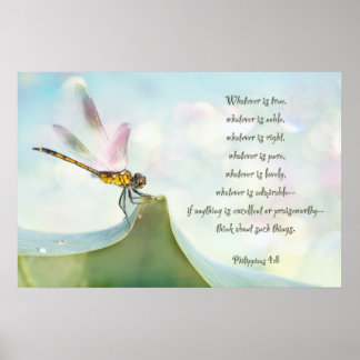 Tänka av härligt sak . . . Dragonfly-inspiration Poster