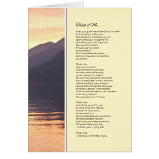 Tänka av mig... hälsningskort