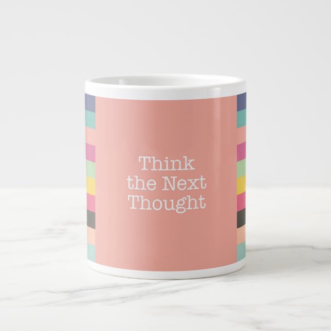 Tänka av Muggen Next Think Jumbo Mugg (Framsidan)