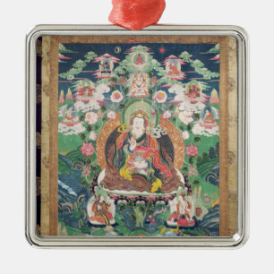 Tanka av Padmasambhava, ANNONS c.749 Julgransprydnad Metall