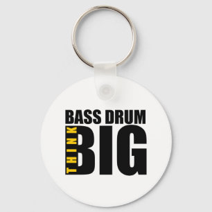 TÄNKA BIG BASS-DRUM MUSIC DESIGNS NYCKELRING