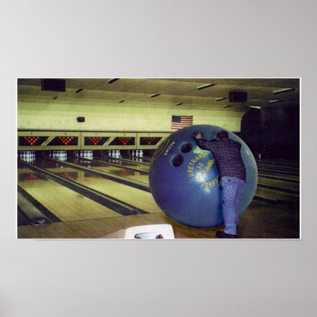 Tänka Big....Bowling Poster (Framsidan)