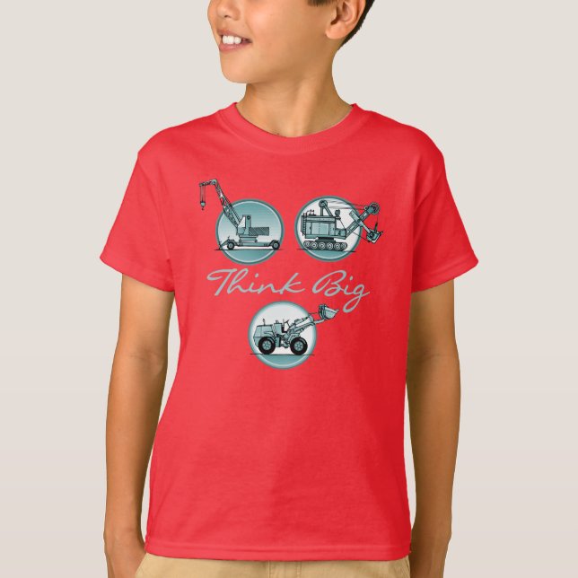 Tänka Big Construction T-shirt (Framsida)