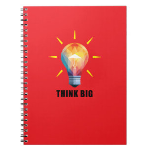 Tänka Big Design Spiral-fotopatbok för bärbara dat Anteckningsbok