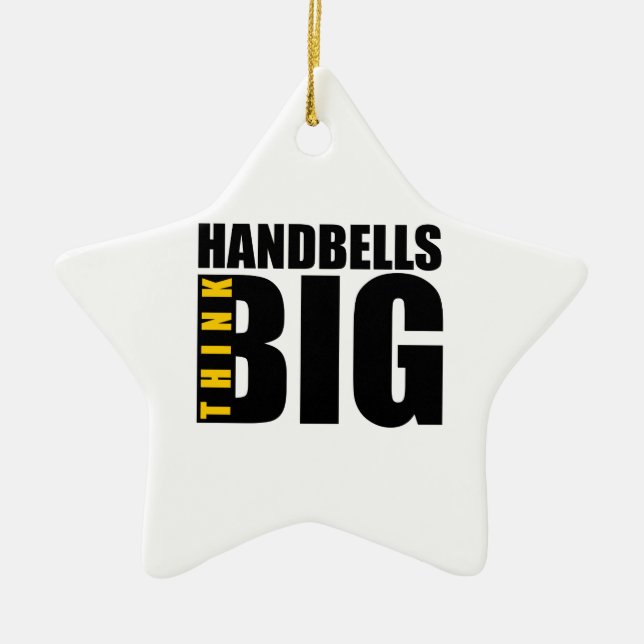 TÄNKA BIG HANDBELLS MUSIC DESIGNS JULGRANSPRYDNAD KERAMIK (Framsidan)