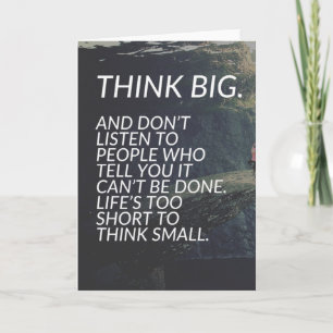 TÄNKA BIG - Ord för inspiration Kort