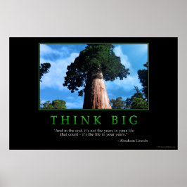 Tänka Big Poster