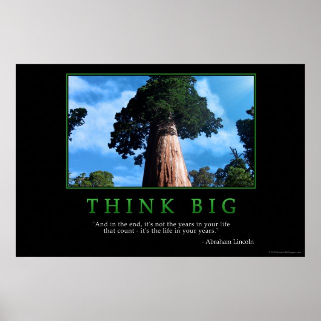 Tänka Big Poster (Framsidan)
