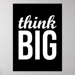 Tänka Big Poster