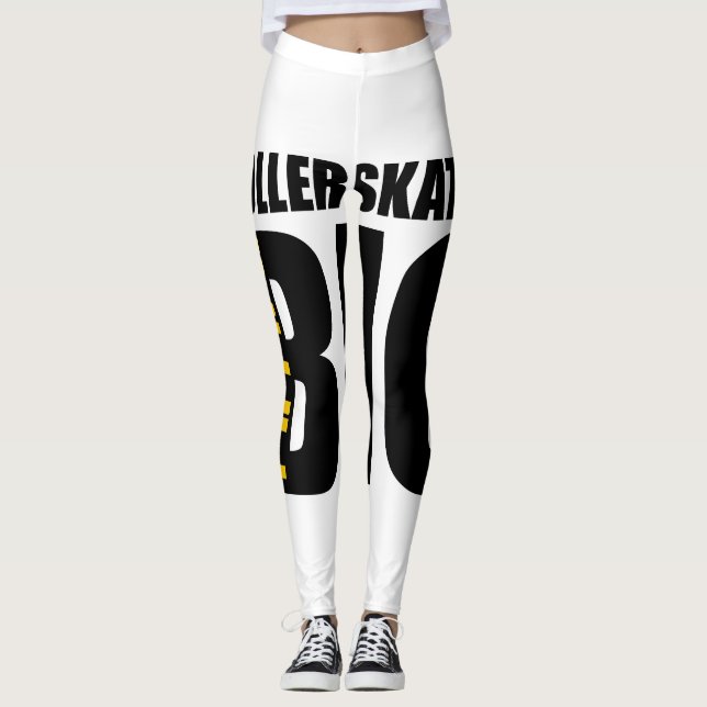 TÄNKA BIG ROLLER-SKATING SPORTS DESIGNS LEGGINGS (Framsida)