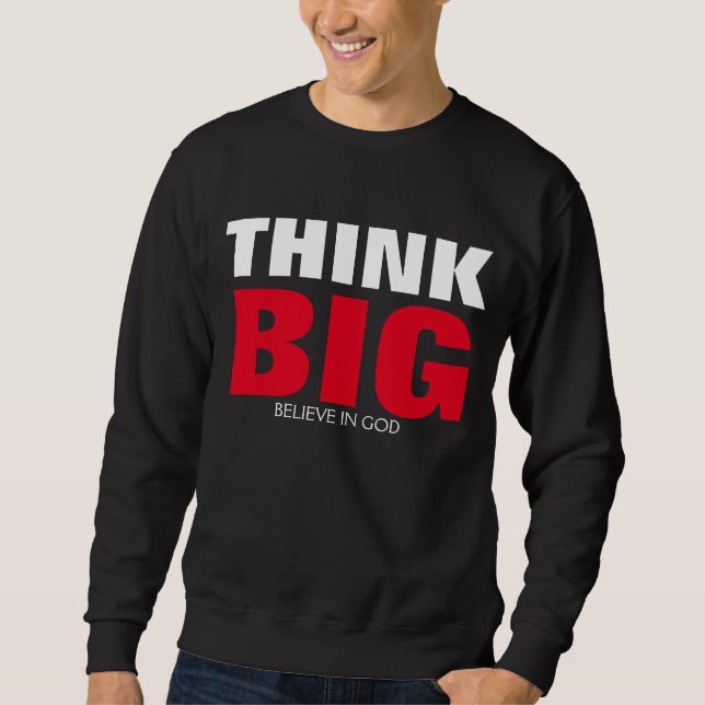 TÄNKA BIG T SHIRT LÅNGÄRMAD TRÖJA (Framsida)