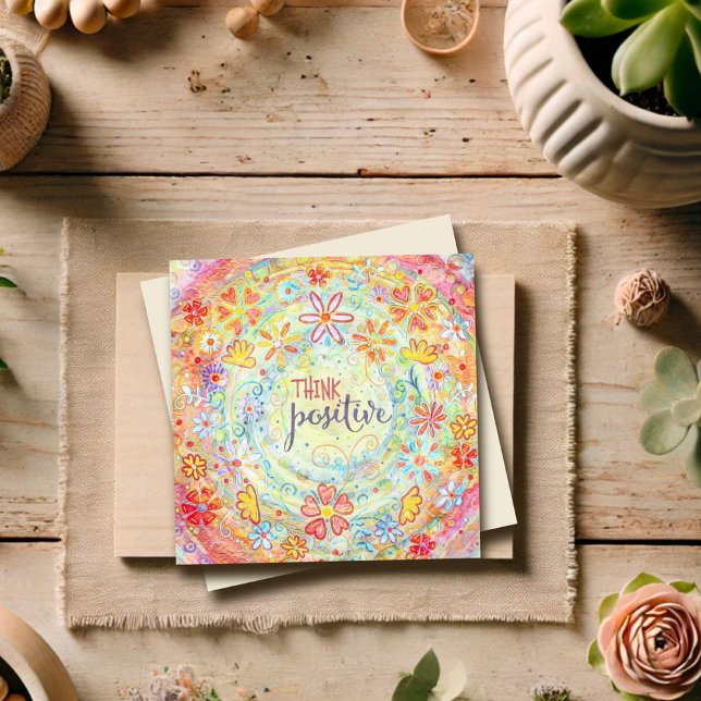 Tänka Blommigt för positiv Orange, inspiration (Skapare uppladdad)