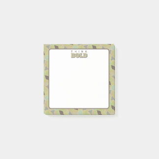 Tänka Bold Oliv grönt Brainstorming Post-it Block