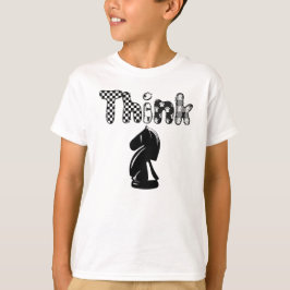 Tänka Chess Chess Älskare T Shirt