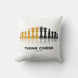 Tänka Chess Reflective Chess Set Chess Advice Kudde