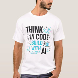 Tänka Code Bygg AI Tee | Developer Mindset Shirt
