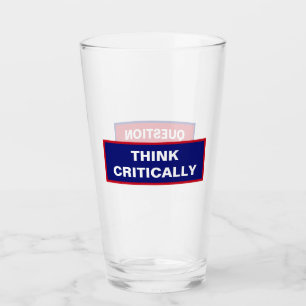 Tänka Critical Query Authority Front Back Glaskopp