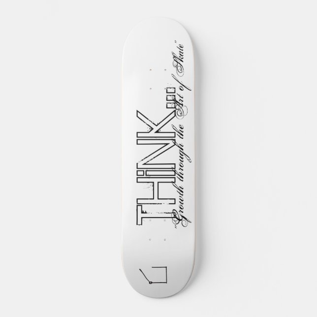 Tänka Deck Skateboard Bräda 19,5 Cm (Framsida)