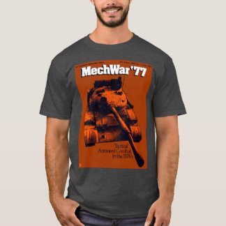 tanka den modiga skjortan MechWar '70-talwargame T Shirt