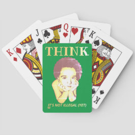 "TÄNKA, DET ÄR INTE ILLEGAL (JET)" CASINOKORT