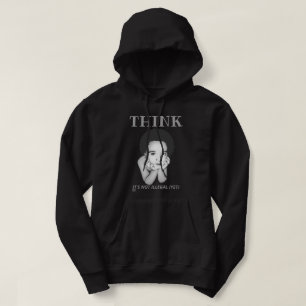 "TÄNKA, DET ÄR INTE ILLEGAL (JET)"  HOODIE