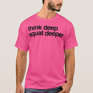 Tänka djup kvadrat djupare 1 t shirt