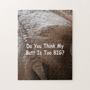 Tänka du att min knut är för stor? Buffalo Butt Pussel