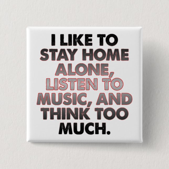 Tänka för mycket funktionsknapp för introduktionsk knapp (Framsida)