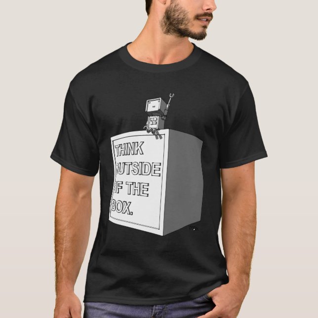 TÄNKA FÖRUTOM BOXAST-tröja T Shirt (Framsida)