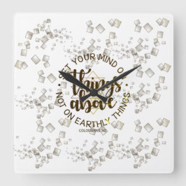 tänka fyrkantig klocka