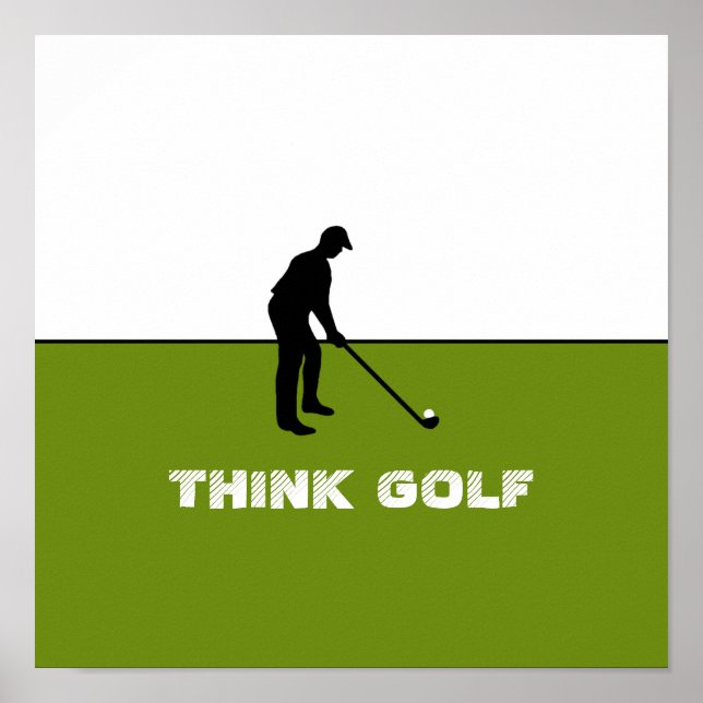 Tänka Golf, Pro Golf Poster (Framsidan)