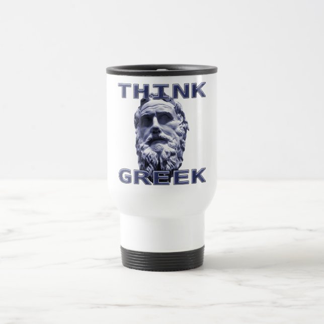 Tänka grekiska resemugg (Center)