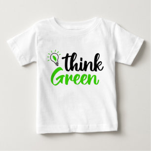 tänka grönt t shirt