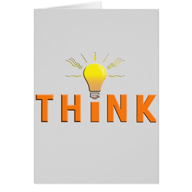 Tänka Hälsningskort (Framsidan)