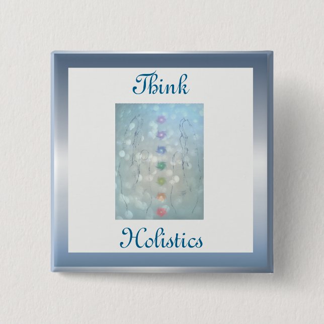 Tänka Holistisk utformning Knapp (Framsida)