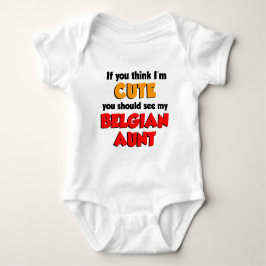 Tänka I är Cute Belgium Moster T-shirt