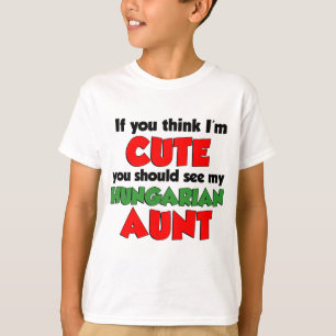Tänka I är Cute Hungary Moster T-shirt