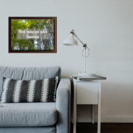 Tänka i dag poster inspirationsordspråk