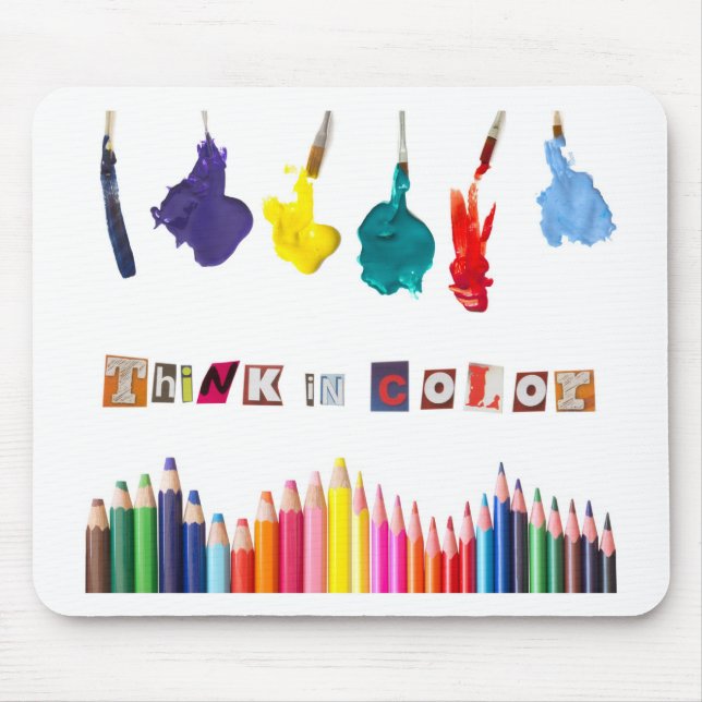 tänka i färg musmatta (Framsidan)