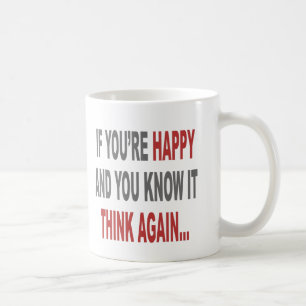 Tänka igen kaffemugg