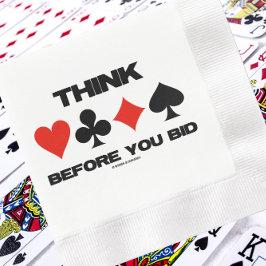 Tänka innan du ger fyra Kostymer till Bid Bridge A Pappersservett