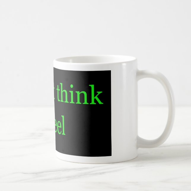 Tänka inte. Känn. 002 Kaffemugg (Höger)