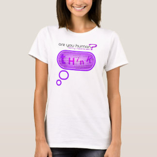 Tänka - intelligent captchaskjorta tee shirt
