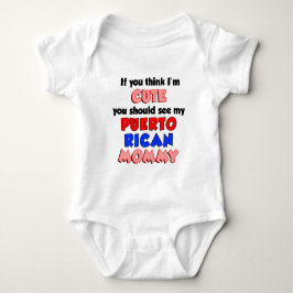 Tänka Jag är Cute Puerto Rican Mamma Tee