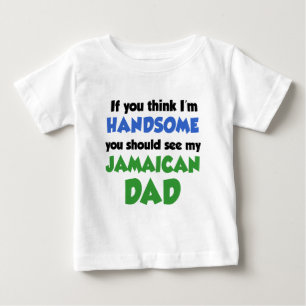 Tänka jag är Handsome Jamaican Pappa T Shirt